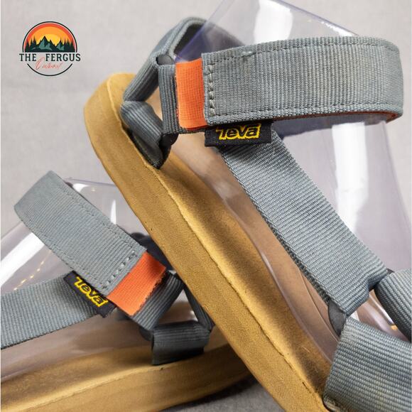 Teva Original Universal Backpack Strappy Outdoor Sandals Gray Women's Size 10 - Picture 10 of 10